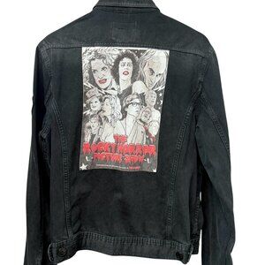Rocky Horror Picture Show Jean Jacket Black Denim Medium Halloween Northwest Woo
